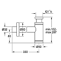  Сифон Grohe 1/4 златист 28912GL0 – Grohe 11.22.60.0041 – миниатюра 2